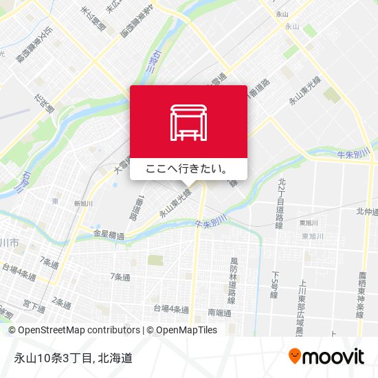 永山10条3丁目地図