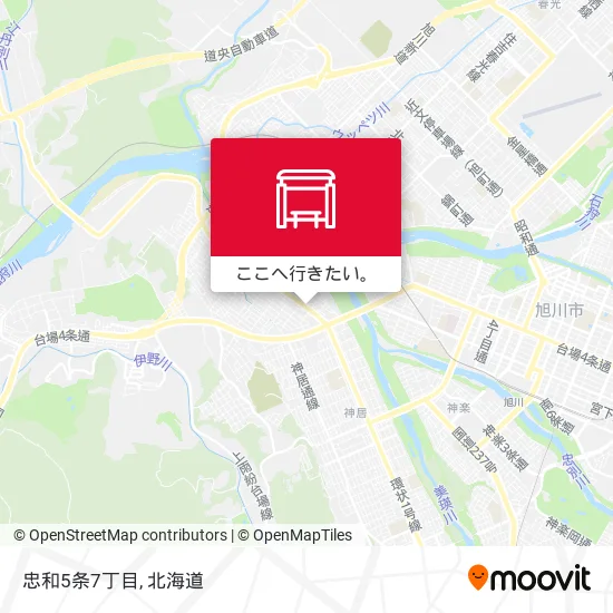 忠和5条7丁目地図