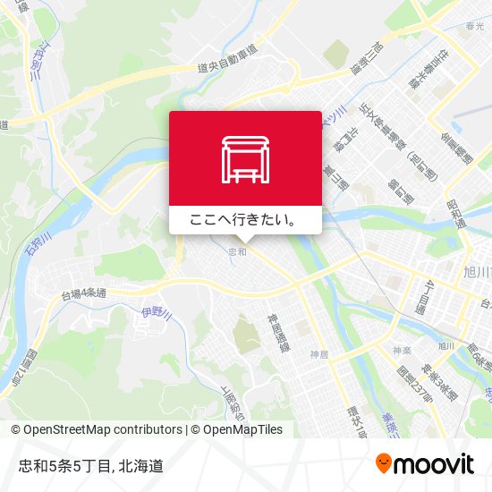 忠和5条5丁目地図
