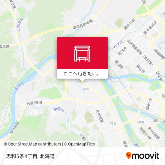 忠和5条4丁目地図