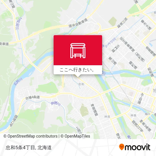 忠和5条4丁目地図