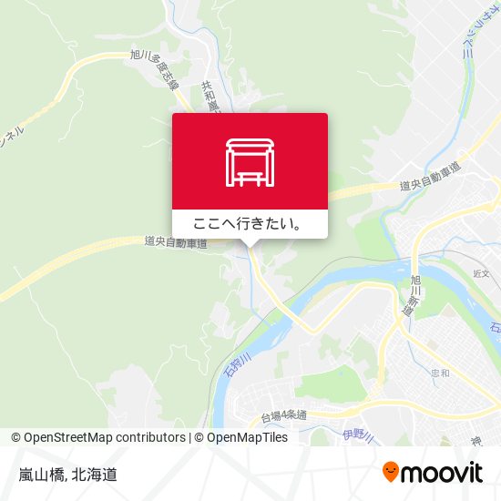 嵐山橋地図