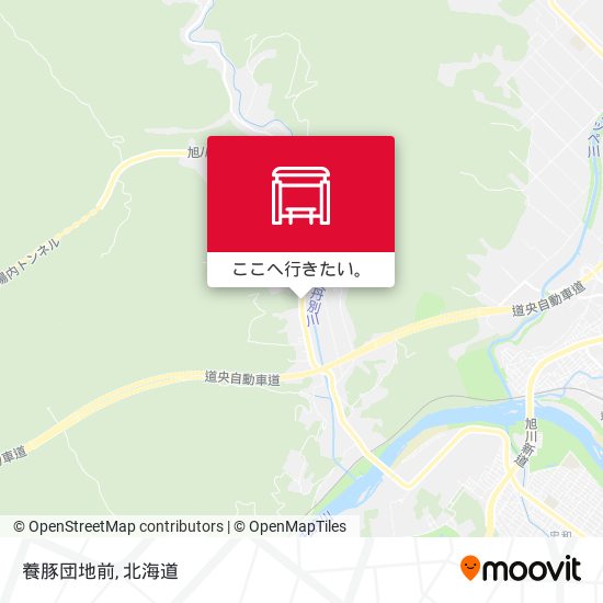 養豚団地前地図