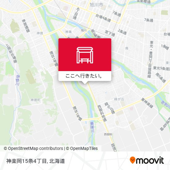 神楽岡15条4丁目地図