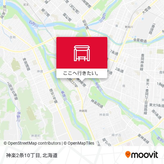 神楽2条10丁目地図