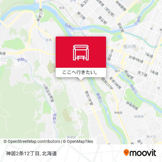 神居2条12丁目地図