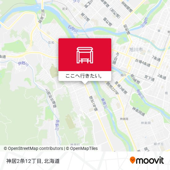神居2条12丁目地図