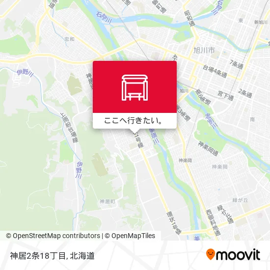 神居2条18丁目地図