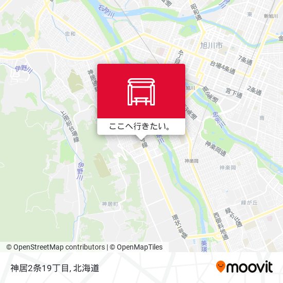 神居2条19丁目地図