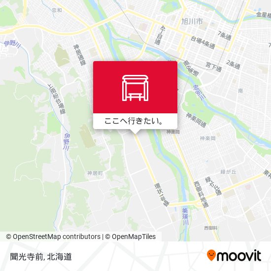 聞光寺前地図