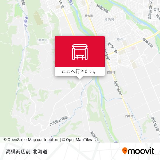 高橋商店前地図