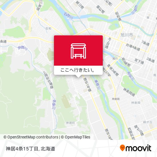 神居4条15丁目地図