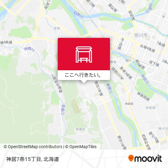 神居7条15丁目地図