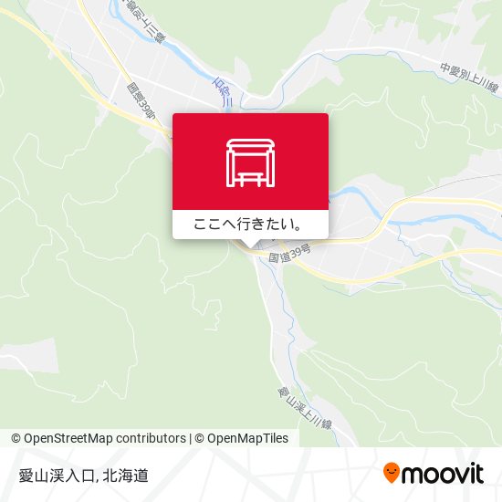 愛山渓入口地図