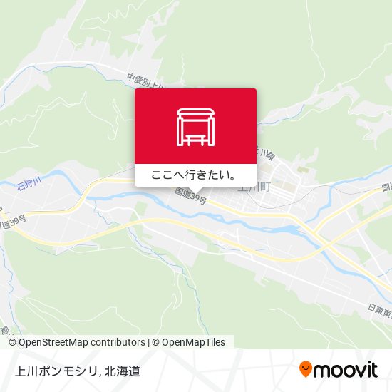 上川ポンモシリ地図