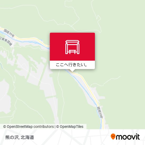 熊の沢地図