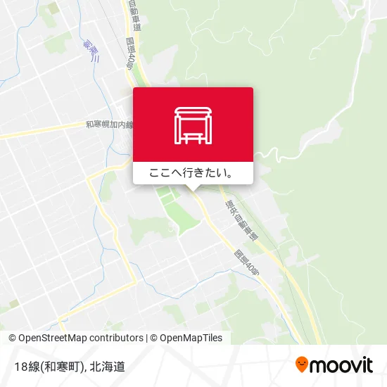 18線(和寒町)地図