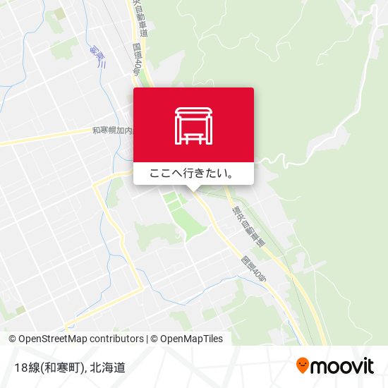 18線(和寒町)地図