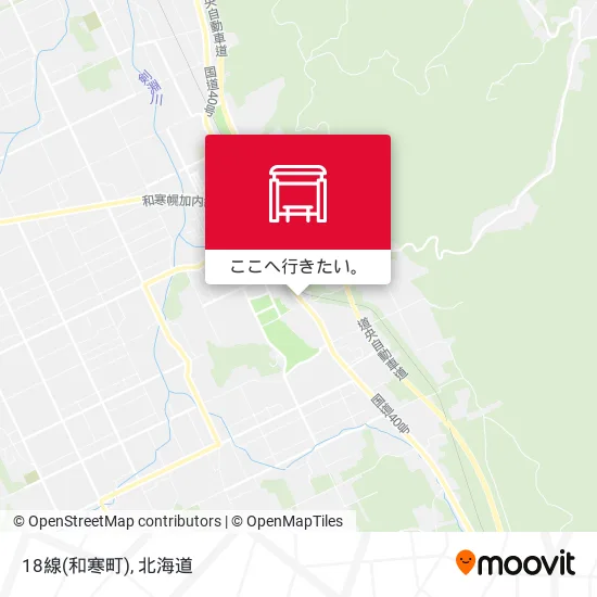 18線(和寒町)地図