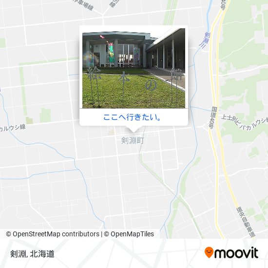 剣淵地図