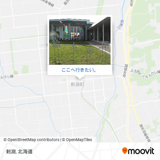 剣淵地図