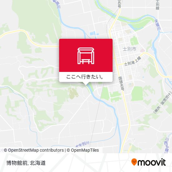博物館前地図