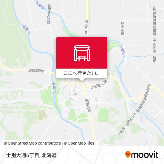 士別大通6丁目地図