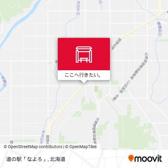 道の駅「なよろ」地図