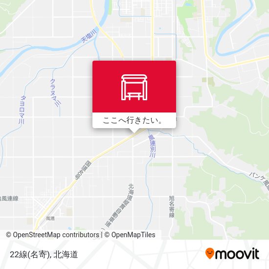22線(名寄)地図