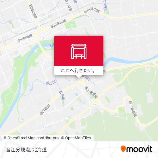音江分岐点地図