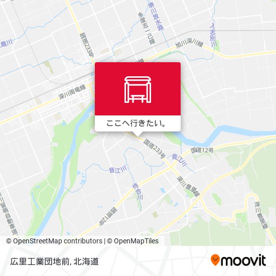 広里工業団地前地図