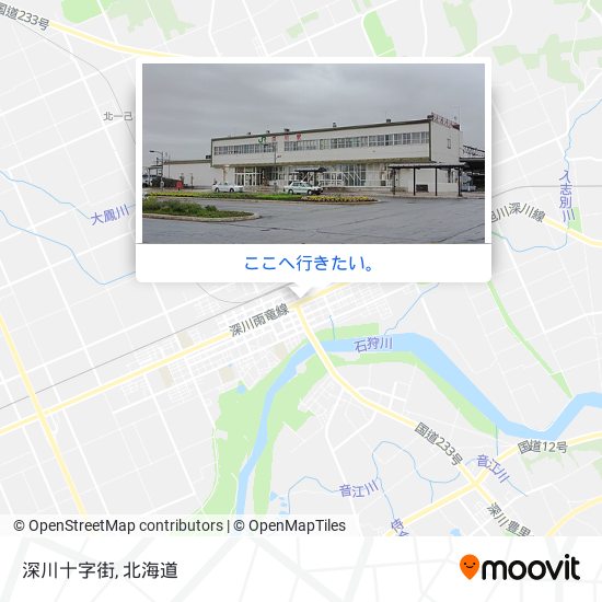 深川十字街地図