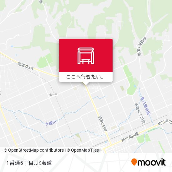 1番通5丁目地図