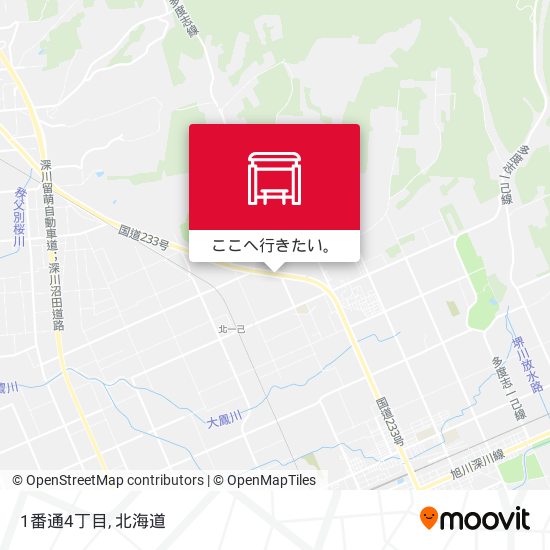 1番通4丁目地図