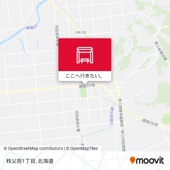 秩父別1丁目地図