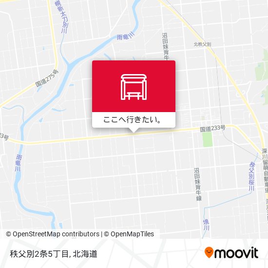 秩父別2条5丁目地図