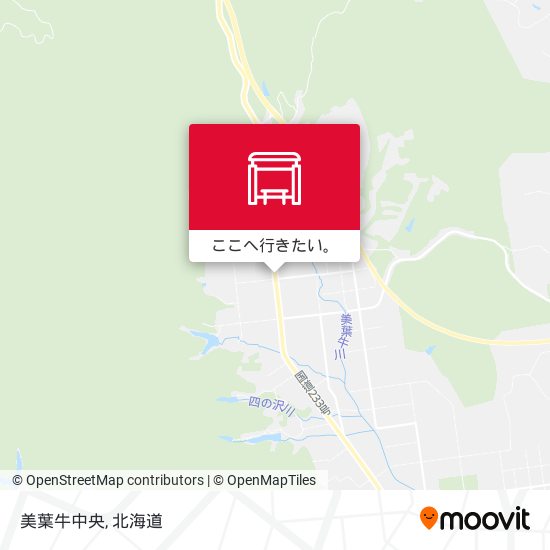 美葉牛中央地図