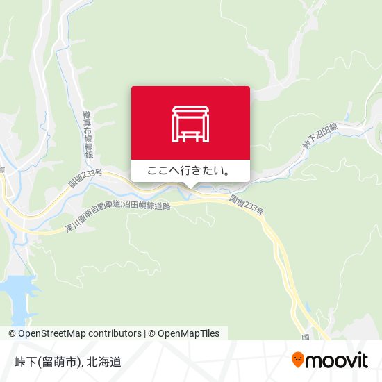 峠下(留萌市)地図