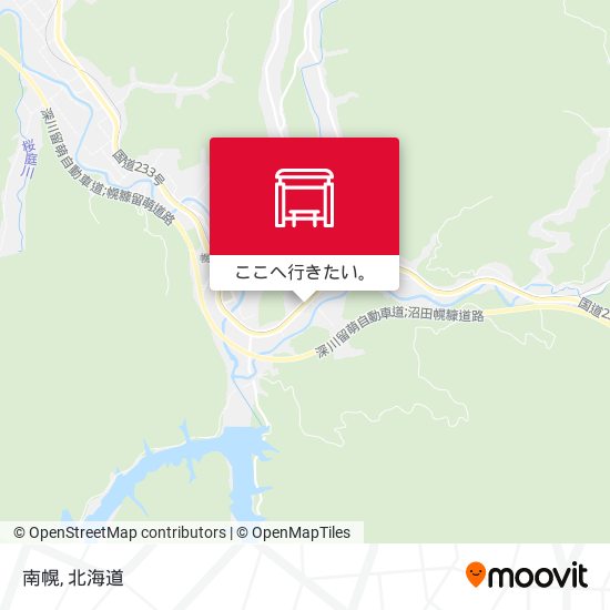 南幌地図
