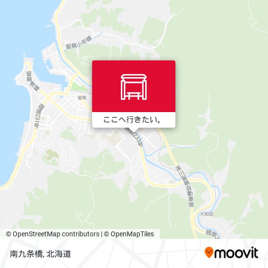 南九条橋地図