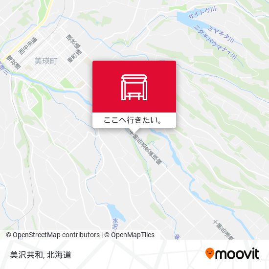 美沢共和地図