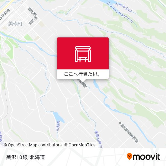 美沢10線地図