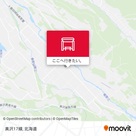 美沢17線地図
