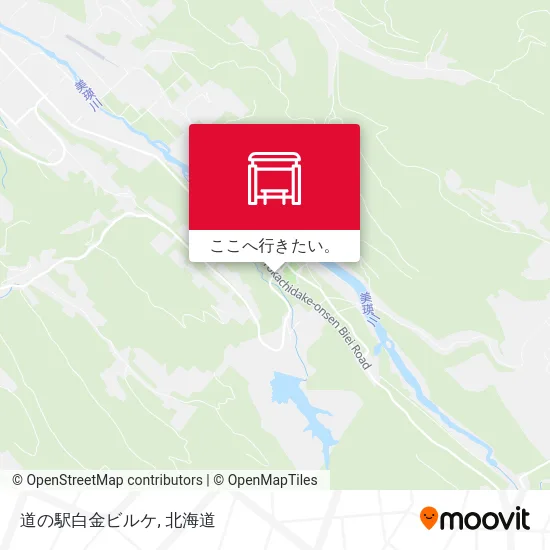 道の駅白金ビルケ地図