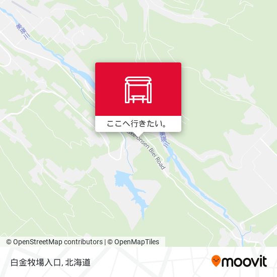 白金牧場入口地図