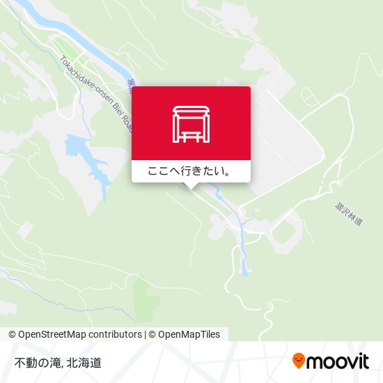 不動の滝地図