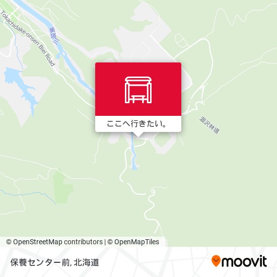 保養センター前地図