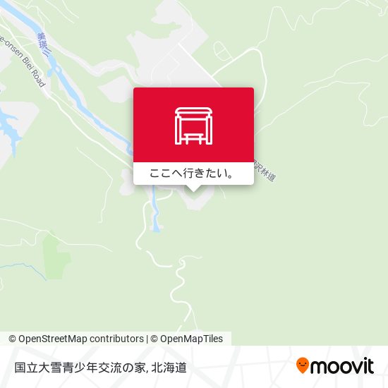 国立大雪青少年交流の家地図
