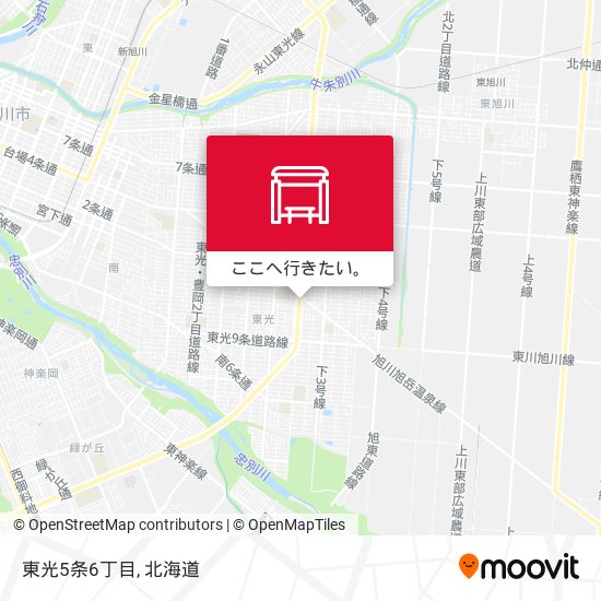 東光5条6丁目地図