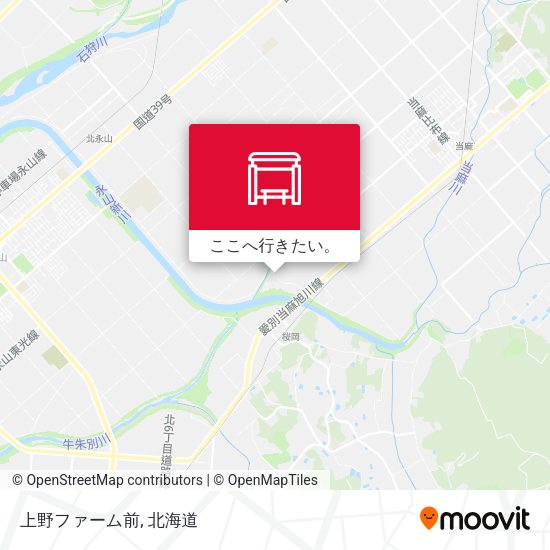 上野ファーム前地図